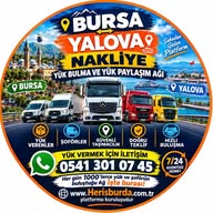 Bursa Yalova Nakliye Yük Bulma Yük Paylaşma Ağı