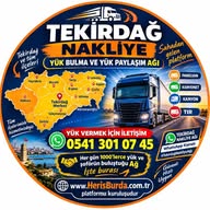 Tekirdağ Nakliye Yük Bulma Ve Yük Paylaşım Ağı
